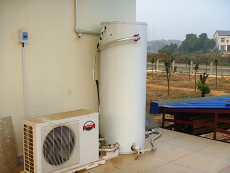 博浪空气能热水器安装实例